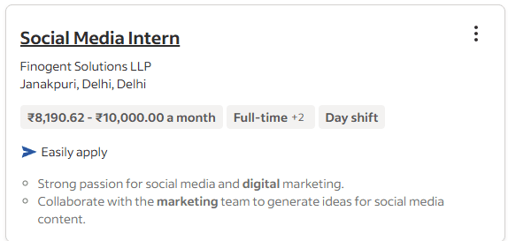 Job Opening Digital Marketing Academy